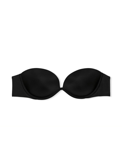 Комплект білизни Victoria's Secret погруддя Push-up та трусики тонг 1159834340 (Чорний 32C/S)