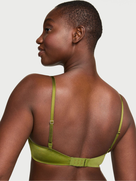 Женский комплект белья Victoria's Secret лиф и трусики чики 1159834658 (Зеленый 36C/M)
