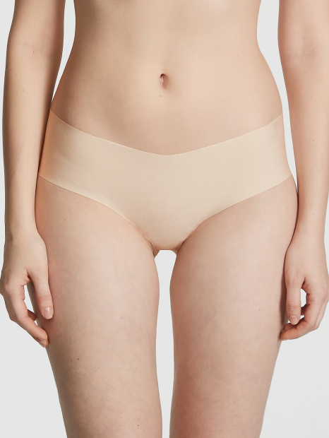Комплект белья Victoria's Secret Pink бюст Push-Up и бесшовные трусики чики 1159834716 (Бежевый 36A/M)
