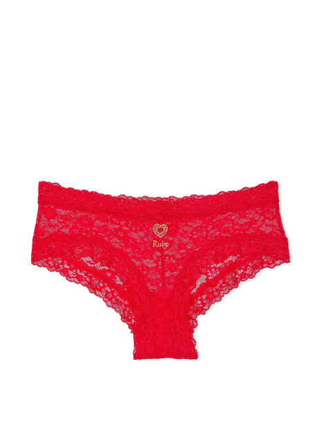 Женский комплект белья Victoria's Secret лиф и трусики чики 1159834765 (Красный 34B/S)