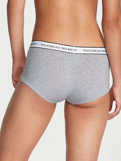 Женский комплект белья Victoria's Secret лиф и трусики шортики 1159835510 (Серый 36B/M)