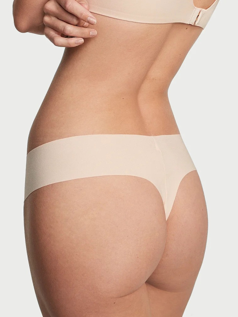 Комплект белья Victoria's Secret бюст и трусики тонг 1159835552 (Бежевый XL)