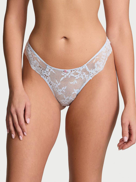 Жіночий комплект білизни Victoria's Secret ліф Push-Up та трусики бразилії 1159836761 (Блакитний 32B/XS)