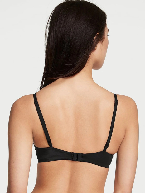 Эффектный комплект Victoria's Secret бюст Push-Up и трусики стринги 1159836794 (Черный 38DD/XL)