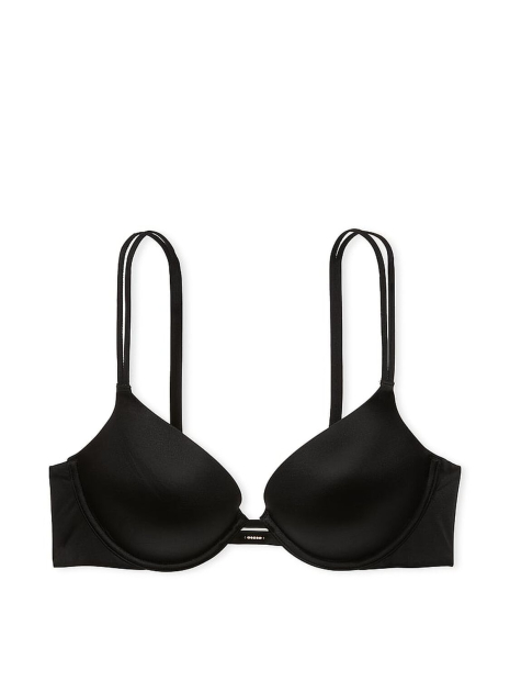 Эффектный комплект Victoria's Secret бюст Push-Up и трусики стринги 1159836794 (Черный 38DD/XL)