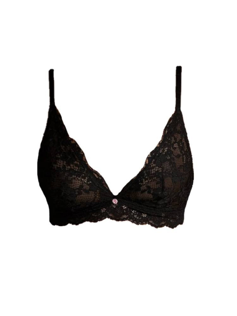 Мереживний комплект білизни Victoria's Secret бралети та трусики бразилії 1159837030 (Чорний XL)