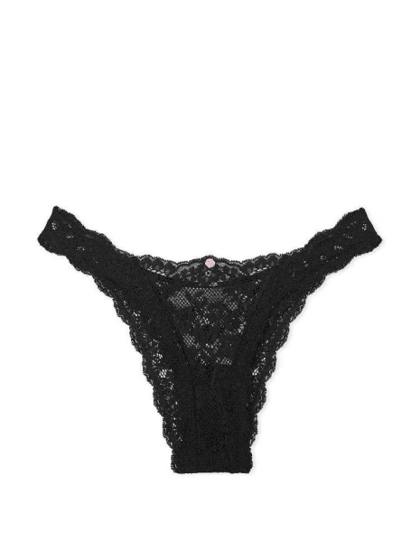 Мереживний комплект білизни Victoria's Secret бралети та трусики бразилії 1159837030 (Чорний XL)