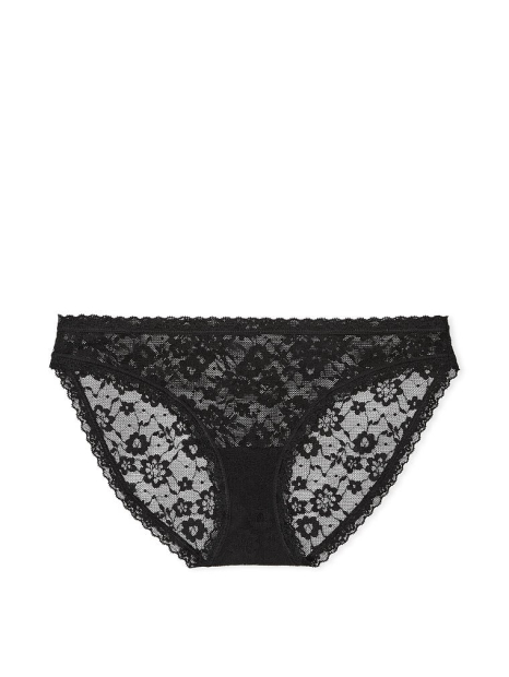 Жіночий комплект білизни Victoria's Secret ліф та трусики бікіні 1159837072 (Чорний 36B/M)