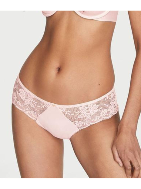 Жіночий комплект білизни Victoria's Secret погруддя з технологією Infinity Flex та трусики тонг 1159837150 (Рожевий 34C/S)