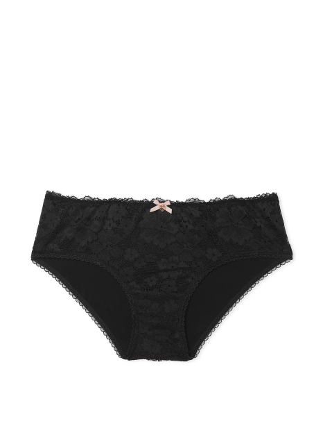 Мереживний комплект білизни Victoria's Secret ліф та трусики хіпхагери 1159837194 (Чорний 42G/XXL)