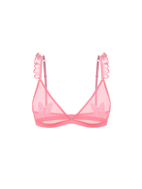 Комплект белья Victoria's Secret бралетт триангл и трусики чики 1159837415 (Розовый XS)