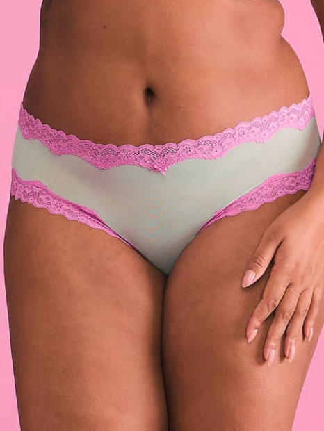 Комплект белья Victoria's Secret бралетт триангл и трусики чики 1159837641 (Бирюзовый XL)