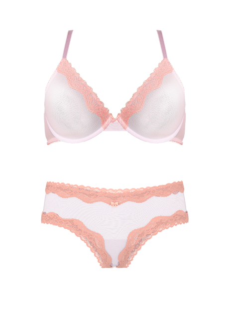 Комплект білизни Victoria's Secret бюст та трусики чики 1159837856 (Помаранчевий 32B/XS)