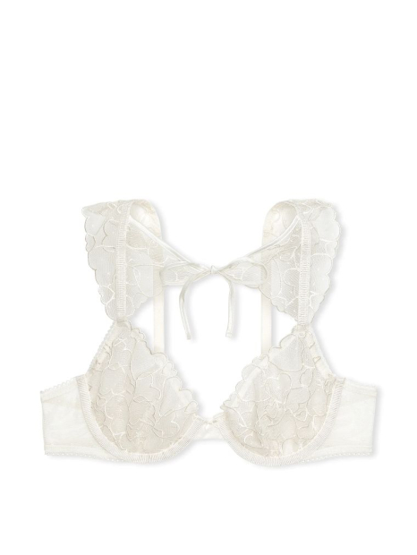 Кокетливый комплект белья Victoria's Secret бюст и трусики стринги 1159837864 (Молочный 34A/S)