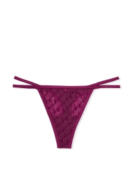 Комплект белья Victoria's Secret Pink лиф и трусики тонг 1159803902 (Розовый, M)