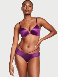 Комплект Victoria's Secret бюст Push-Up та трусики чіки 1159803715 (Фіолетовий, 34B/S)