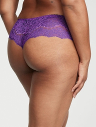 Кружевной комплект Victoria's Secret бюст Push-Up и трусики тонг 1159805127 (Фиолетовый, 34A/S)