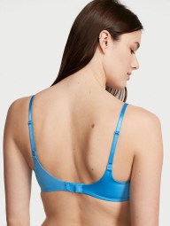 Комплект Victoria's Secret бюст Push-Up та трусики тонг 1159806384 (Блакитний, 34D)