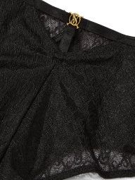 Комплект белья Victoria's Secret корсет и трусики чики 1159807758 (Черный, 34C/M)