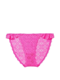Кружевной комплект белья Victoria's Secret бралетт и трусики бикини 1159808291 (Розовый, L)