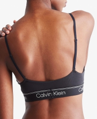 Жіночий комплект білизни Calvin Klein бюст та трусики тонг 1159809236 (Чорний, XS)