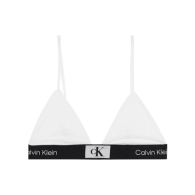 Жіночий комплект білизни Calvin Klein ліф триангл та трусики тонг 1159814177 (Білий, XL)