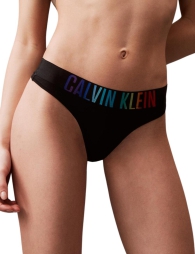 Женский комплект Calvin Klein топ и трусики тонг 1159814399 (Черный, M)