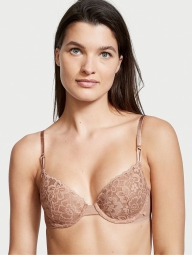 Комплект белья Victoria's Secret бюст и трусики бразильяна 1159815200 (Бежевый 38D/XL)