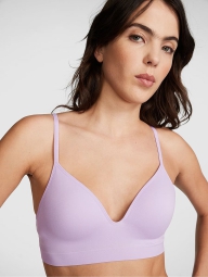 Комплект белья Victoria's Secret PINK бюст Push-Up и трусики бикини 1159817345 (Сиреневый XXL)