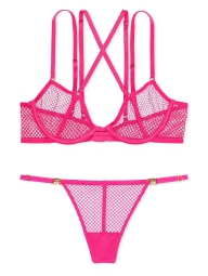 Эффектный комплект белья Victoria's Secret 1159818291 (Розовый S)