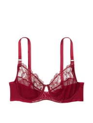 Комплект белья  Victoria's Secret бюст и трусики бразильяны 1159820216 (Красный 42DD/XXL)