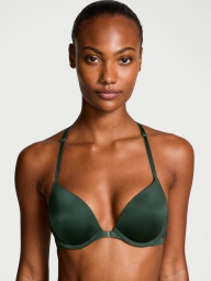 Женский комплект белья Victoria's Secret лиф Push-Up и трусики чики 1159824452 (Зеленый 34B/S)