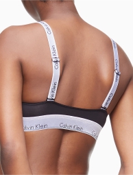 Женский комплект Calvin Klein бюст-бралетт и трусики тонг 1159825066 (Черный XS)