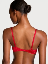 Комплект белья  Victoria's Secret бюст Push-Up и трусики стринги 1159825101 (Красный 32C/S)