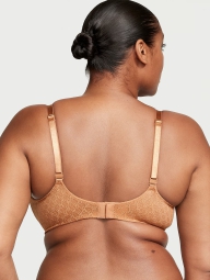 Вишуканий комплект білизни Victoria's Secret погруддя Push-Up та трусики тонг 1159828723 (Коричневий 32A/XS)