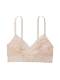 Шикарний комплект білизни Victoria's Secret бралетт та трусики тонг 1159828969 (Бежевий S)