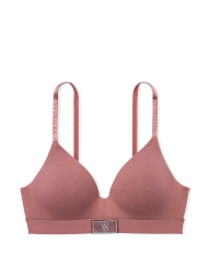 Женский комплект белья Victoria's Secret лиф и трусики тонг 1159832610 (Розовый 34C/M)