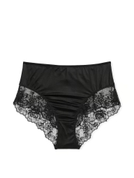 Шикарний комплект Victoria's Secret корсетний топ та трусики брифи 1159830341 (Чорний XS)