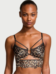 Ефектний комплект білизни Victoria's Secret погруддя та трусики чики 1159830735 (Чорний S)