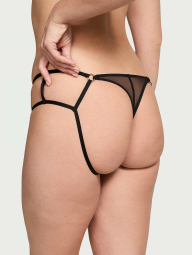 Ефектний комплект білизни Victoria's Secret погруддя та трусики чики 1159830735 (Чорний S)