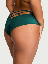 Гладкий комплект белья Victoria's Secret бюст Push-up и трусики чики 1159831043 (Зеленый 34A/XS)