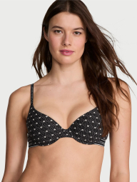 Жіночий комплект білизни Victoria's Secret ліф та трусики тонг 1159831203 (Чорний 38B/L)