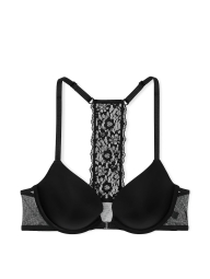 Жіночий комплект білизни Victoria's Secret ліф Push-Up та трусики стрінги 1159831441 (Чорний 32A/XS)