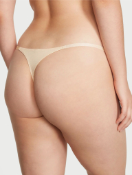 Комплект білизни Victoria's Secret погруддя та трусики тонг 1159831503 (Бежевий M)