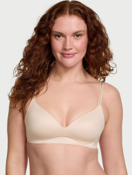 Комплект білизни Victoria's Secret погруддя та трусики тонг 1159831503 (Бежевий M)