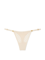 Комплект білизни Victoria's Secret погруддя та трусики тонг 1159831503 (Бежевий M)