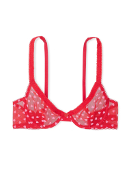Мереживний комплект білизни Victoria's Secret погруддя та трусики 1159831789 (Червоний 38C/L)