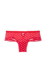 Мереживний комплект білизни Victoria's Secret погруддя та трусики 1159831789 (Червоний 38C/L)