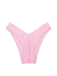 Кружевной комплект Victoria's Secret Pink бюстгальтер и трусики бразильяны 1159832177 (Розовый XL)