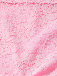 Кружевной комплект Victoria's Secret Pink бюстгальтер и трусики бразильяны 1159832177 (Розовый XL)